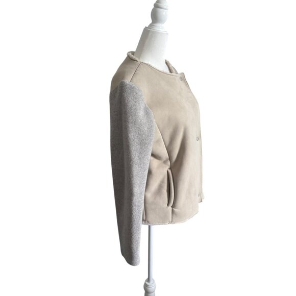 BB Dakota by Steve Madden - Women's Glenna Mixed Media Jacket • Size Large - Picture 15 of 15